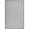 Homeroots 6 x 9 ft. Blue & Gray Indoor & Outdoor Area Rug 385156 - alternate 1